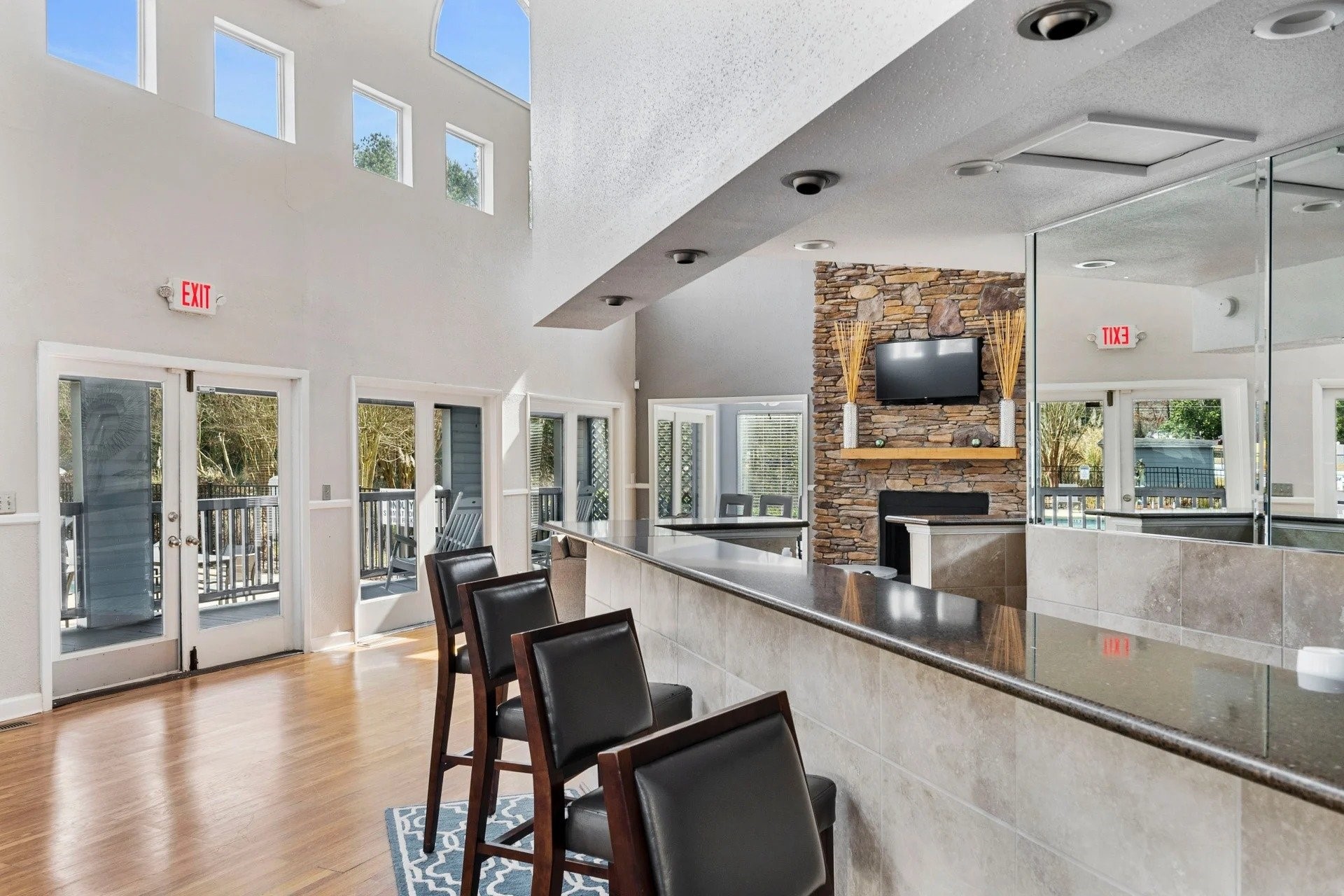 501 Pelham Drive Columbia, SC 29209 - Photo 12 of 23 a living room with fireplace furniture and a flat screen tv