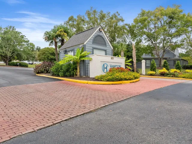 a house with trees in front of it