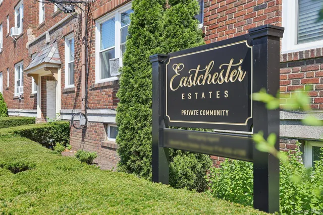 a sign on the side of a building