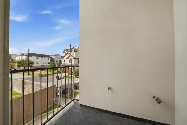 a view of balcony