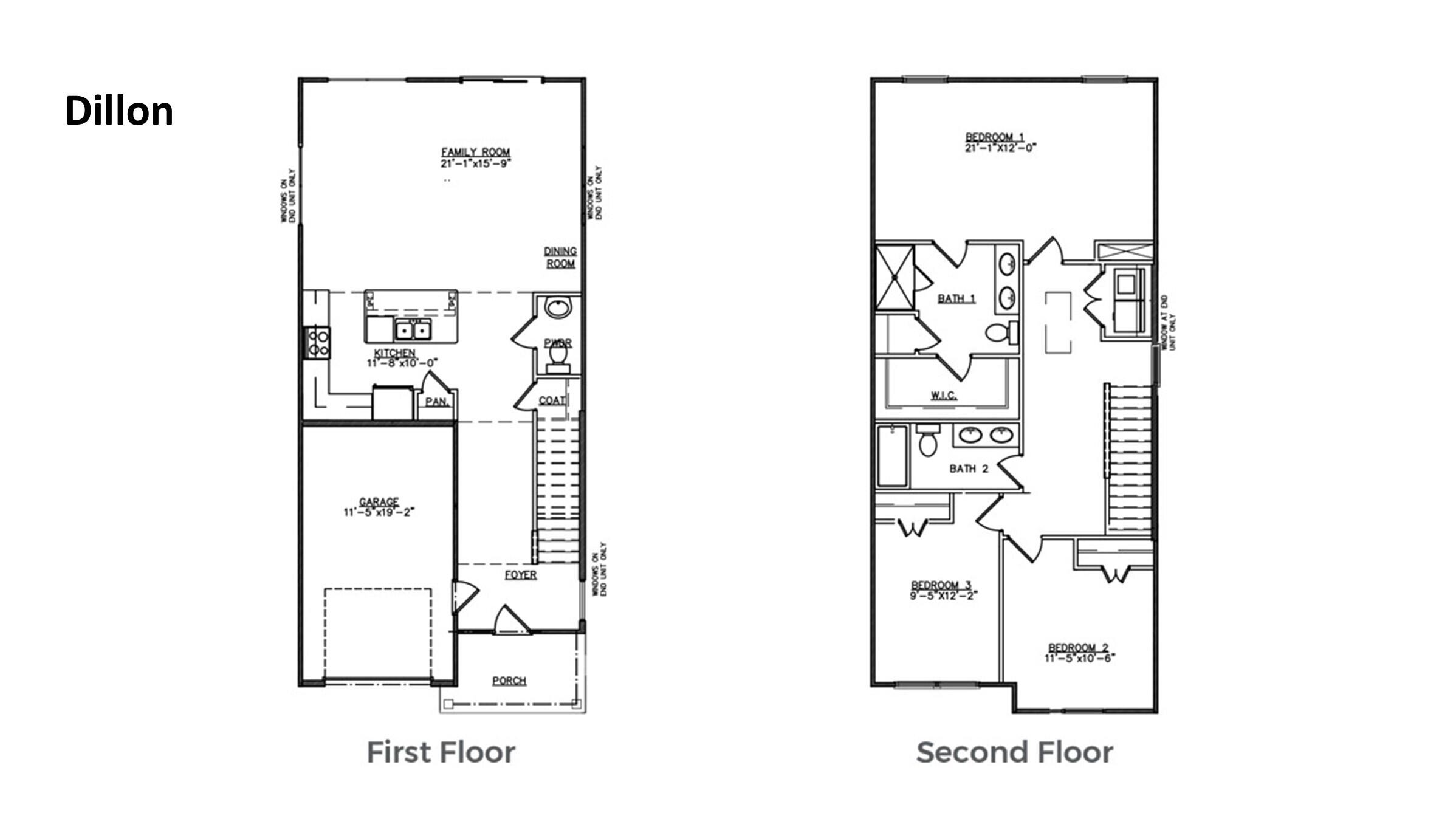 160 Orchid Bloom Circle Moncks Corner, SC 29461 - Photo 21 of 21 Dillon_Floorplan