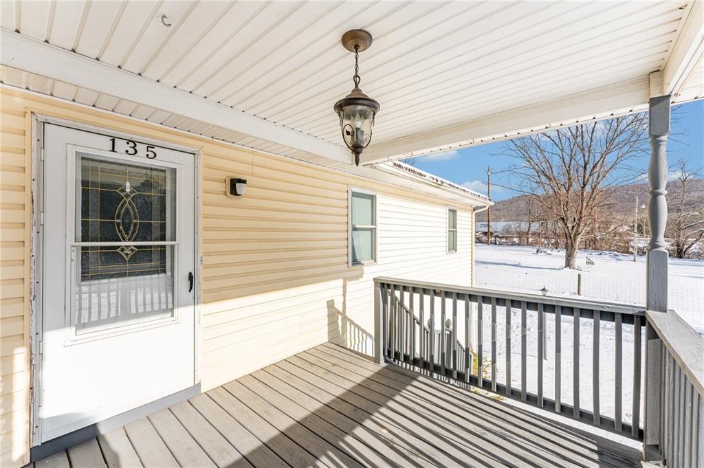 135 Virginia Street Mount Morris, PA 15349 - Photo 5 of 50 a view of a balcony with wooden floor