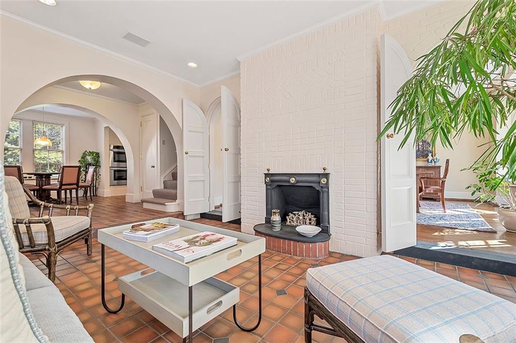 1342 Inverness Avenue Pittsburgh, PA 15217 - Photo 12 of 40 a living room with furniture a table and a potted plant