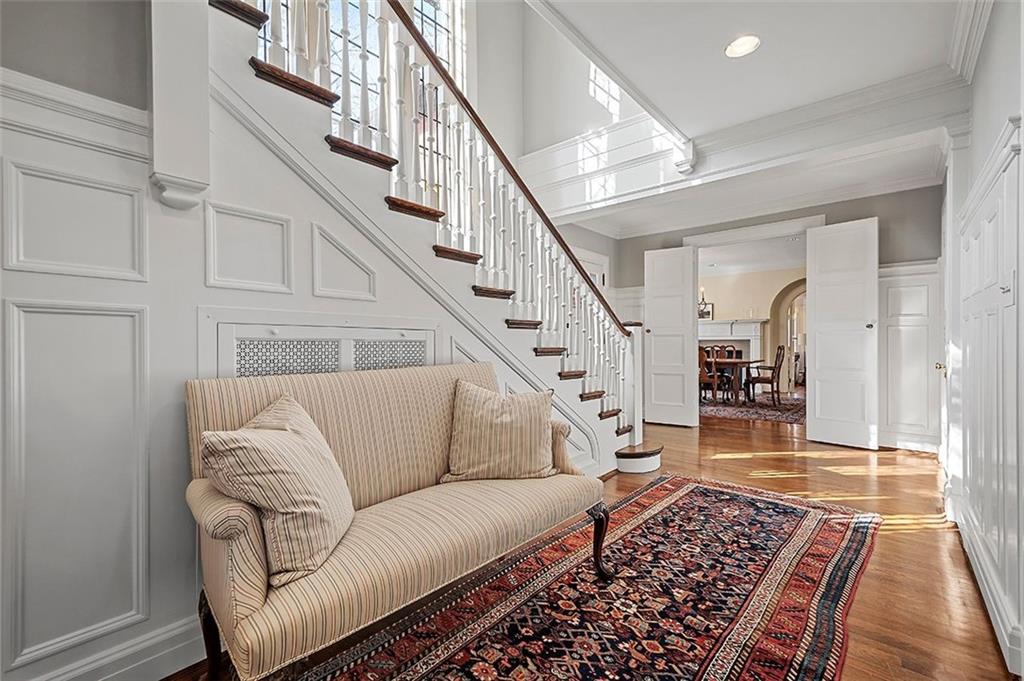 1342 Inverness Avenue Pittsburgh, PA 15217 - Photo 4 of 40 a living room with furniture and a rug