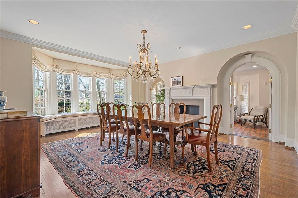 1342 Inverness Avenue Pittsburgh, PA 15217 - Photo 7 of 40 a view of a dining room with furniture window and wooden floor