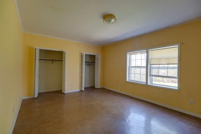 a view of a indoor garage