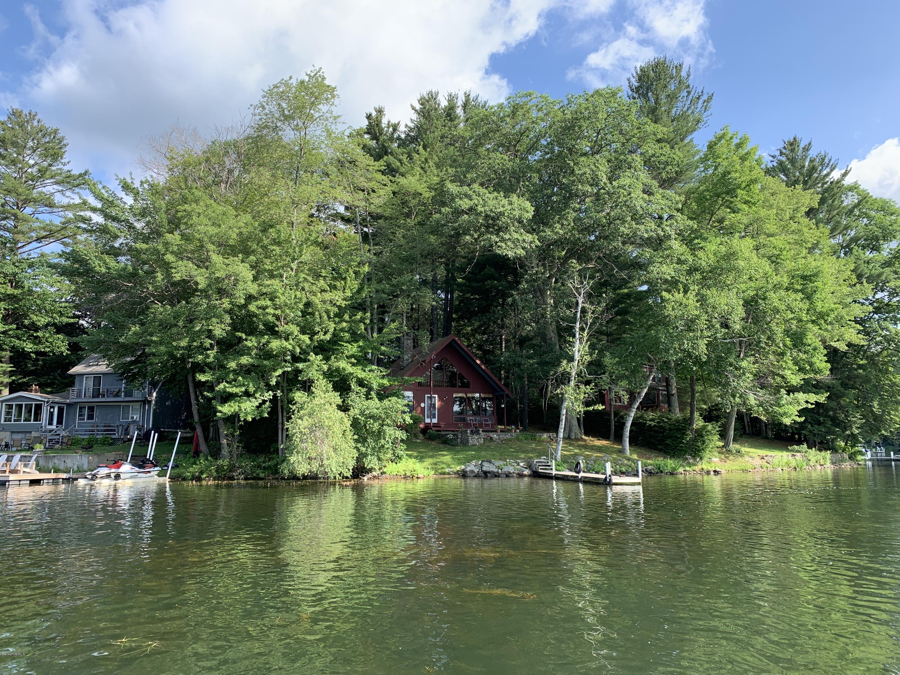 23 Point Road Monterey, MA 01245 - Photo 3 of 24 a view of house with swimming pool and a yard