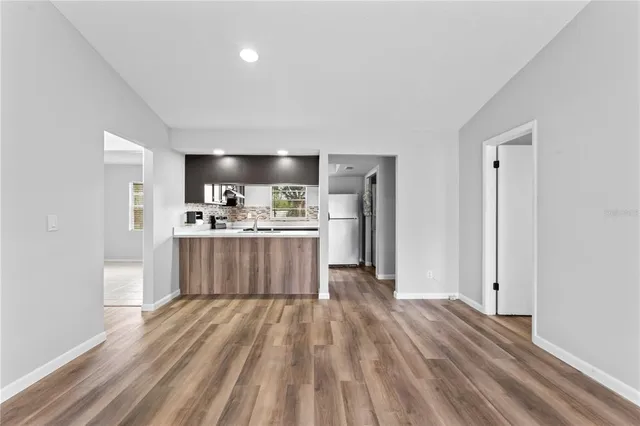 a bathroom with a shower and a toilet