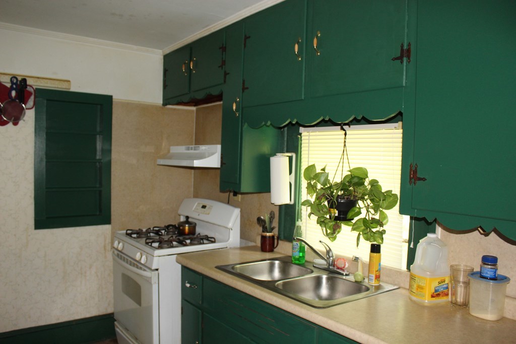 2081 Flint Road, Unit 2 Culloden, GA 31016 - Photo 6 of 7 a kitchen with stainless steel appliances a sink a stove and a refrigerator