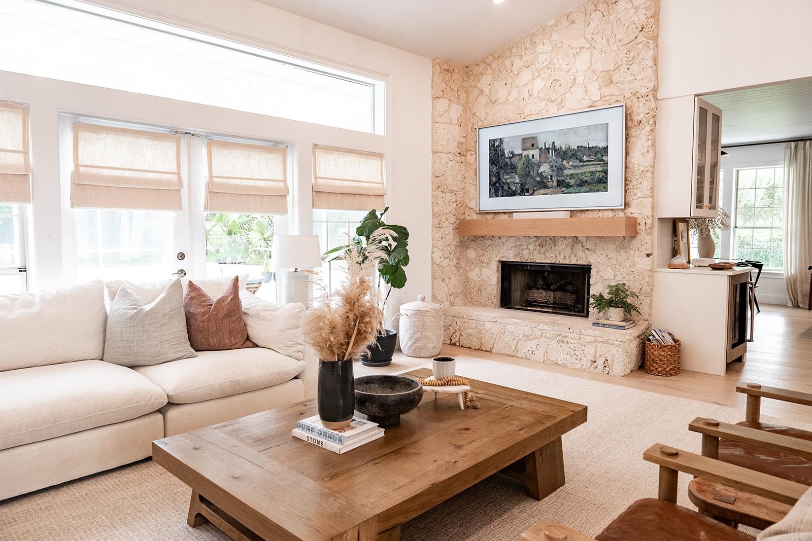 426 Marsh Point Circle St. Augustine, FL 32080 - Photo 9 of 87 a living room with furniture couches and a fireplace