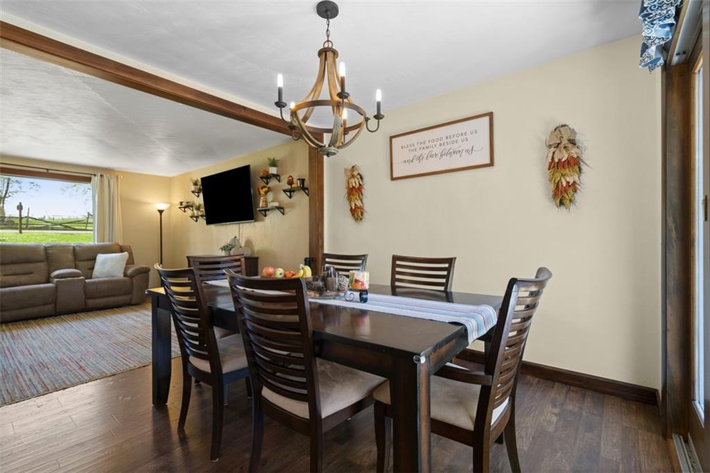 170 Ralston Road Sarver, PA 16055 - Photo 13 of 28 a view of a dining room with furniture and wooden floor