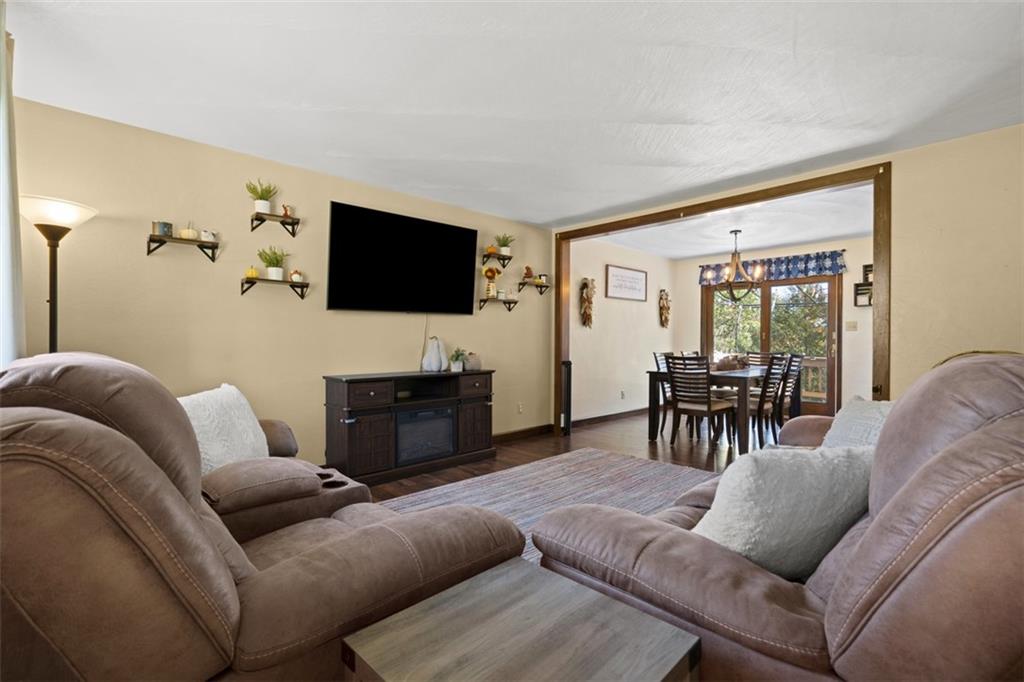 170 Ralston Road Sarver, PA 16055 - Photo 5 of 28 a living room with furniture and a flat screen tv
