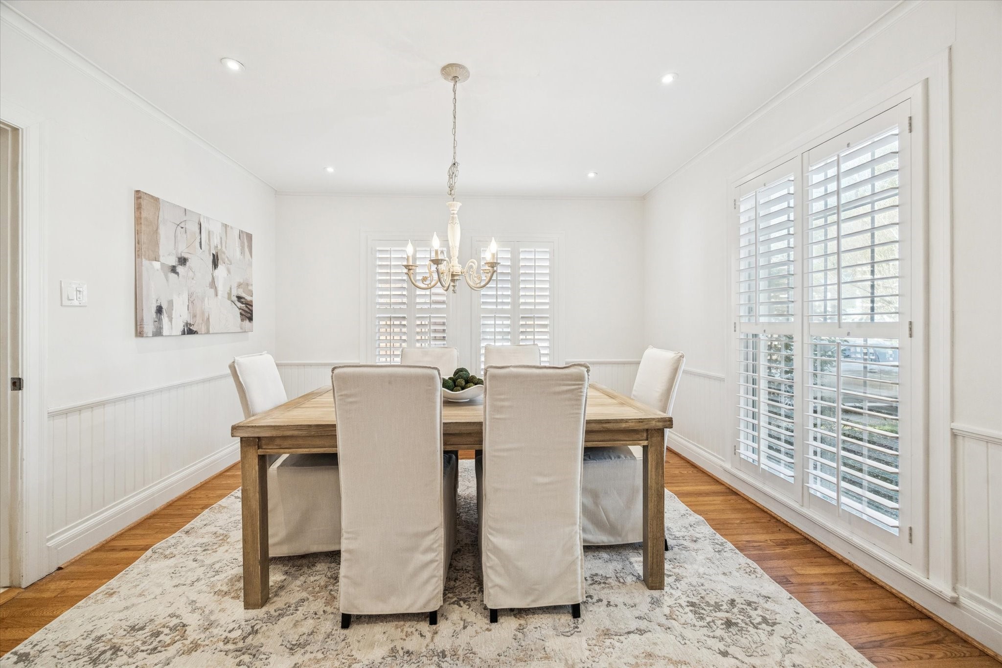 2409 Dryden Road Houston, TX 77030 - Photo 5 of 32 The formal dining room features French doors to the entry, creating a gracious first impression and a sense of separation for elegant entertaining. A convenient door to the kitchen allows for easy flow when hosting dinners and gatherings.