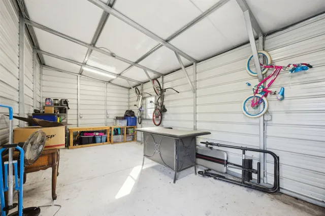 a view of storage and utility room