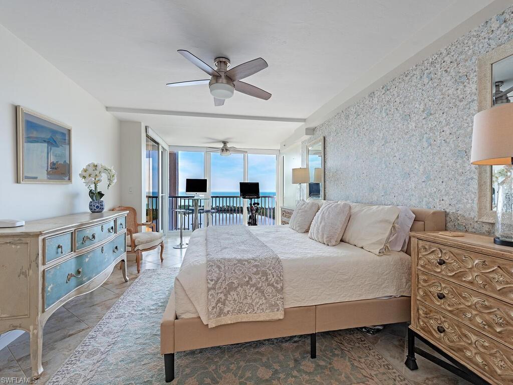 6849 Grenadier Boulevard, Unit 1803 Naples, FL 34108 - Photo 6 of 27 Owner's Suite with stunning Gulf views