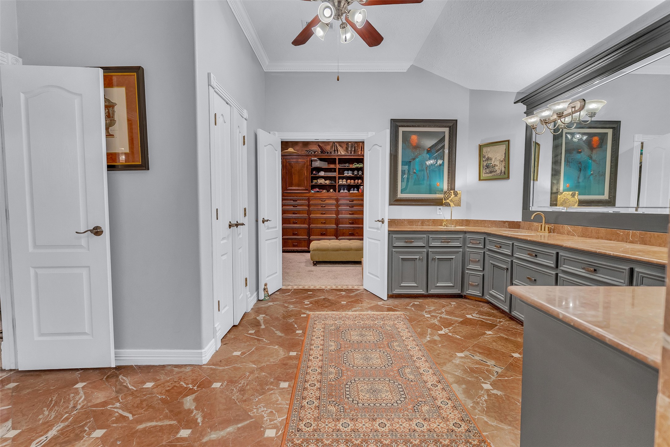 3519 Singleton Road Baytown, TX 77521 - Photo 25 of 42 spacious primary bath with lots of countertop space and cabinets
