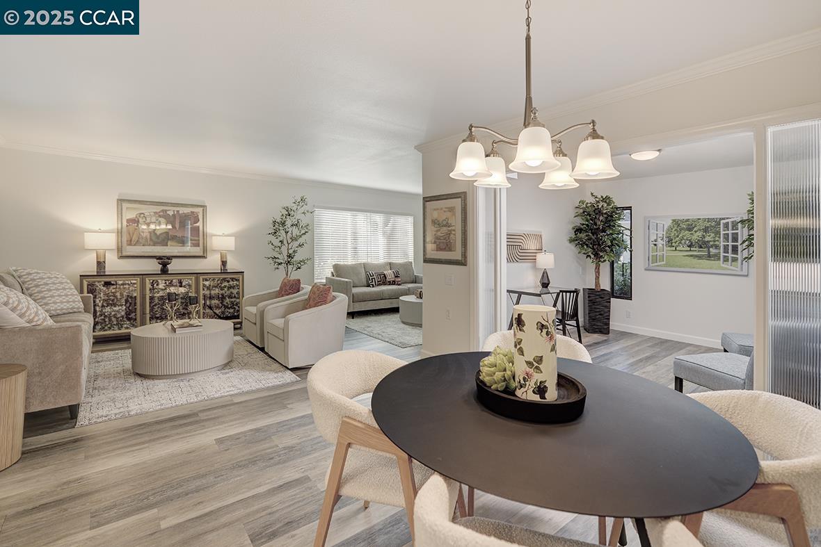 1315 Golden Rain Road, Unit 2 Walnut Creek, CA 94595 - Photo 19 of 54 a view of a dining room with furniture
