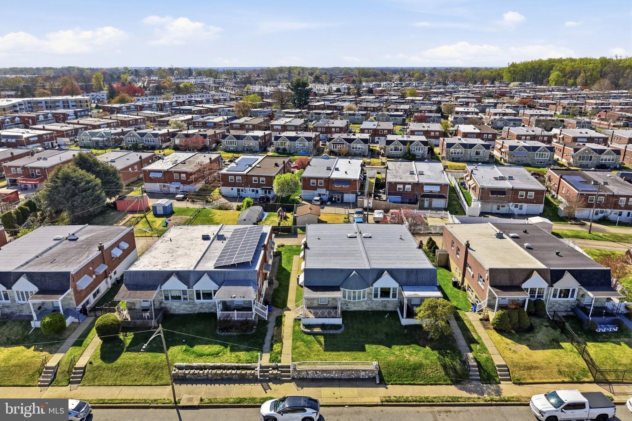 8931 Leonard Street Philadelphia, PA 19152 - Photo 47 of 52 an aerial view of residential houses with outdoor space