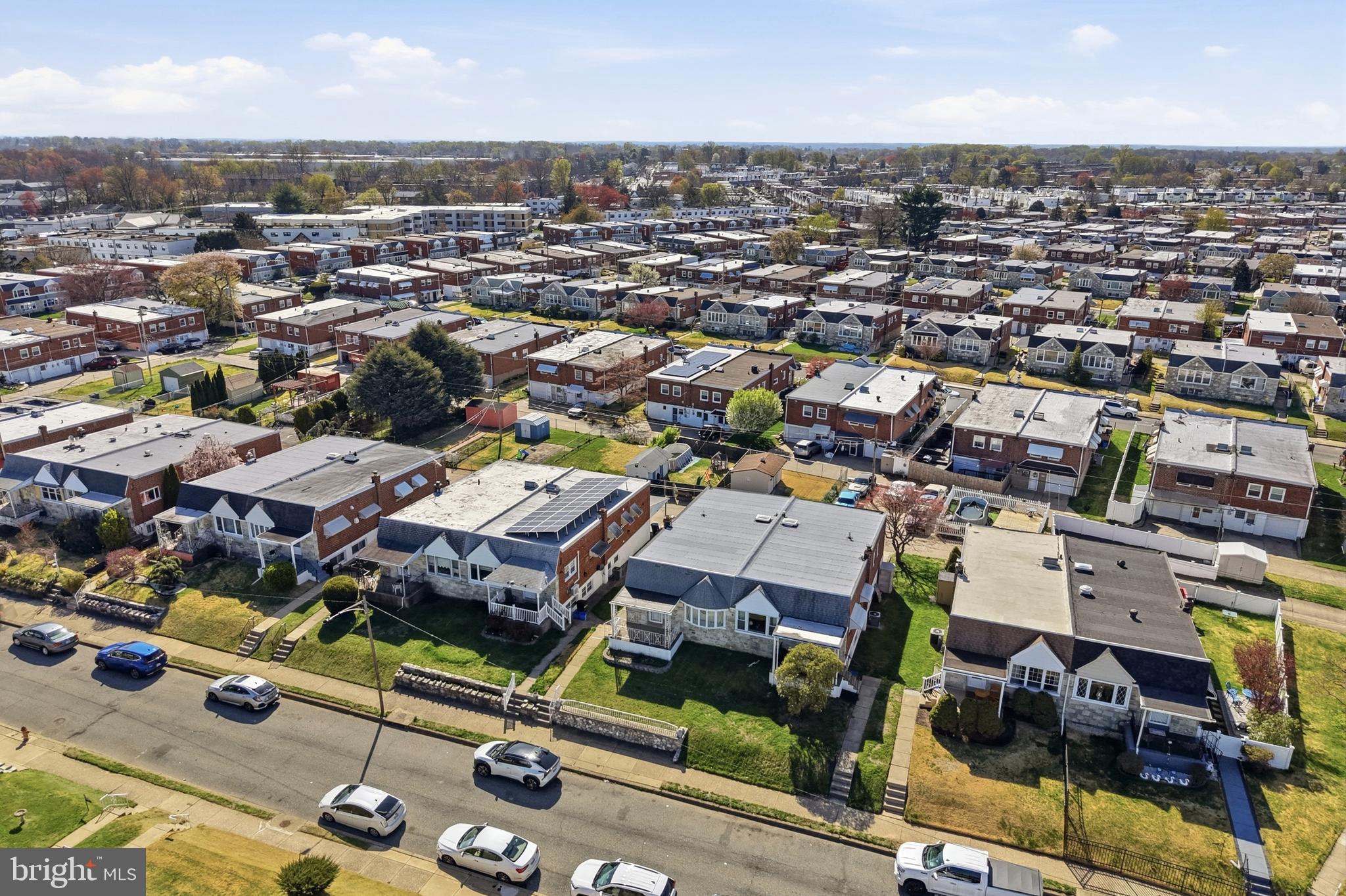 8931 Leonard Street Philadelphia, PA 19152 - Photo 52 of 52 an aerial view of a houses with yard