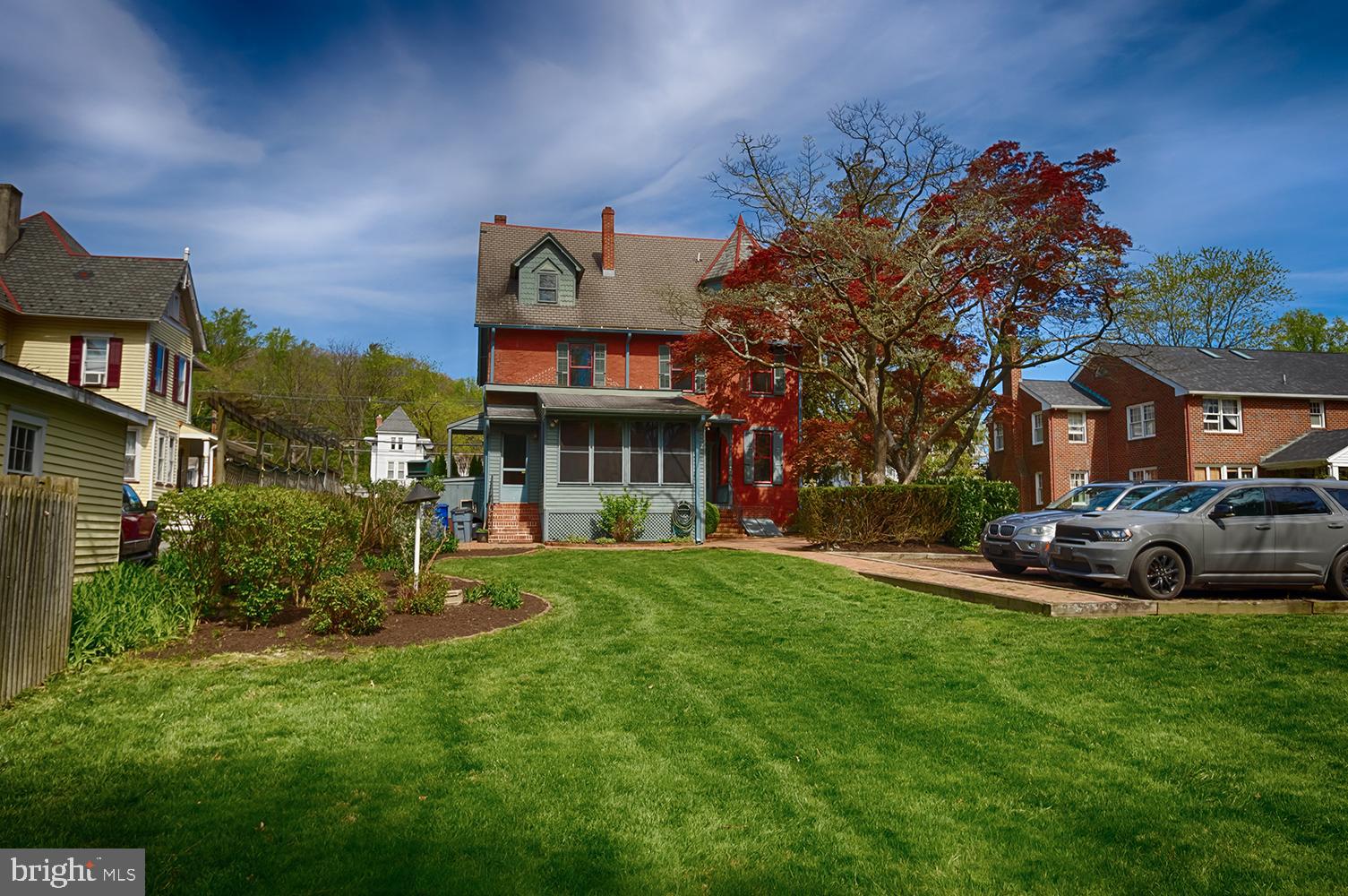 402 High Street Mount Holly, NJ 08060 - Photo 28 of 42 Rear view of home and parking area