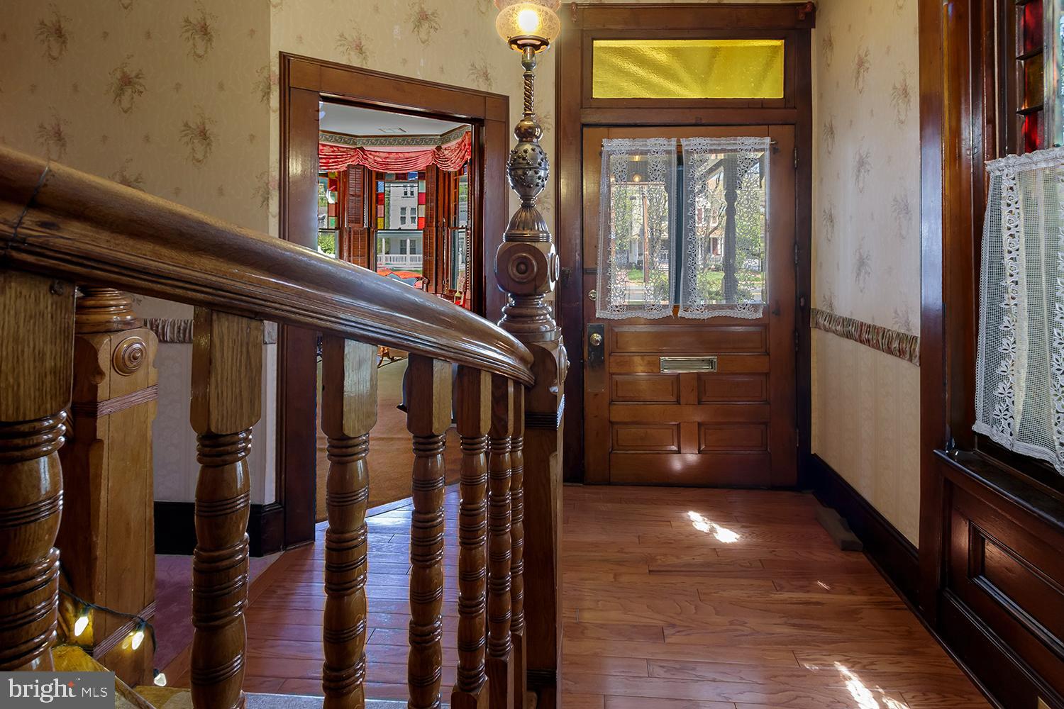 402 High Street Mount Holly, NJ 08060 - Photo 5 of 42 Foyer entry with original extra wide front door