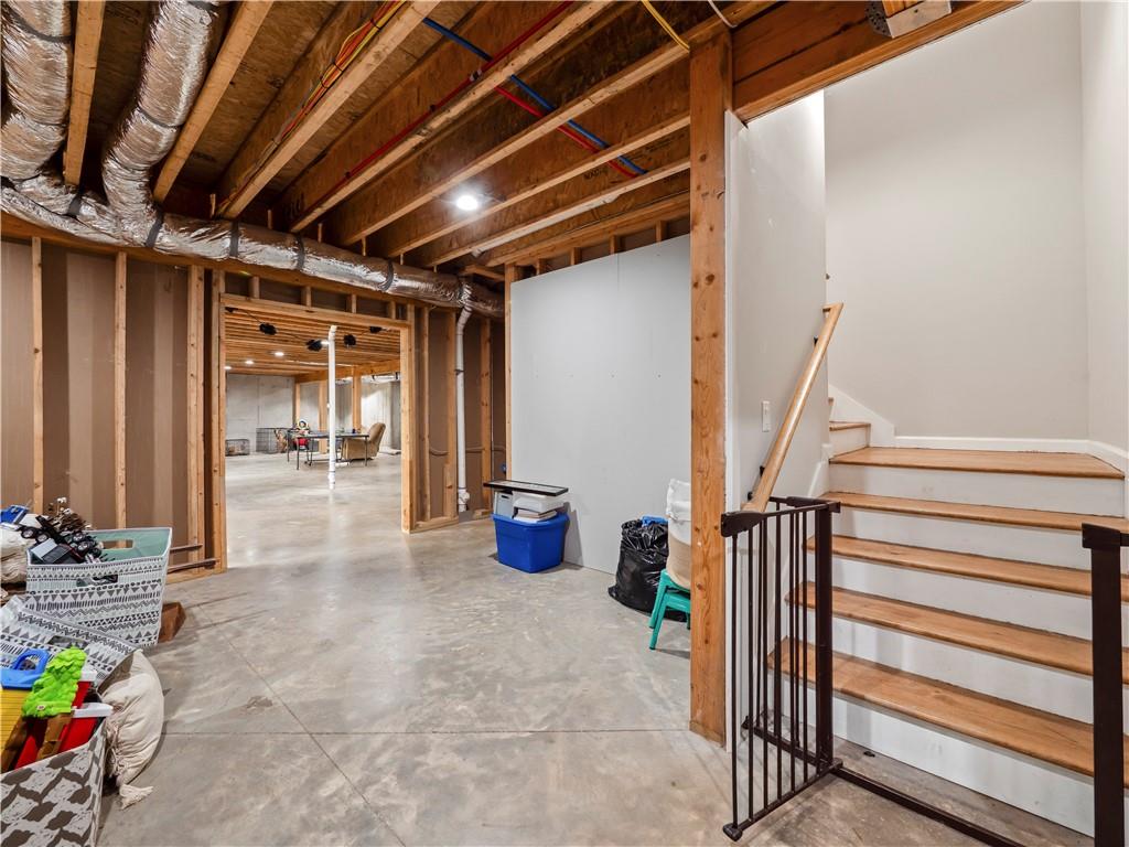 259 Cochran Road Talmo, GA 30575 - Photo 28 of 35 a view of an empty room with stairs