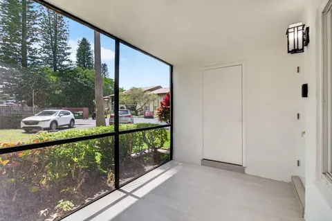 a view of a porch
