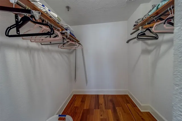 a view of a room with rack on the wall