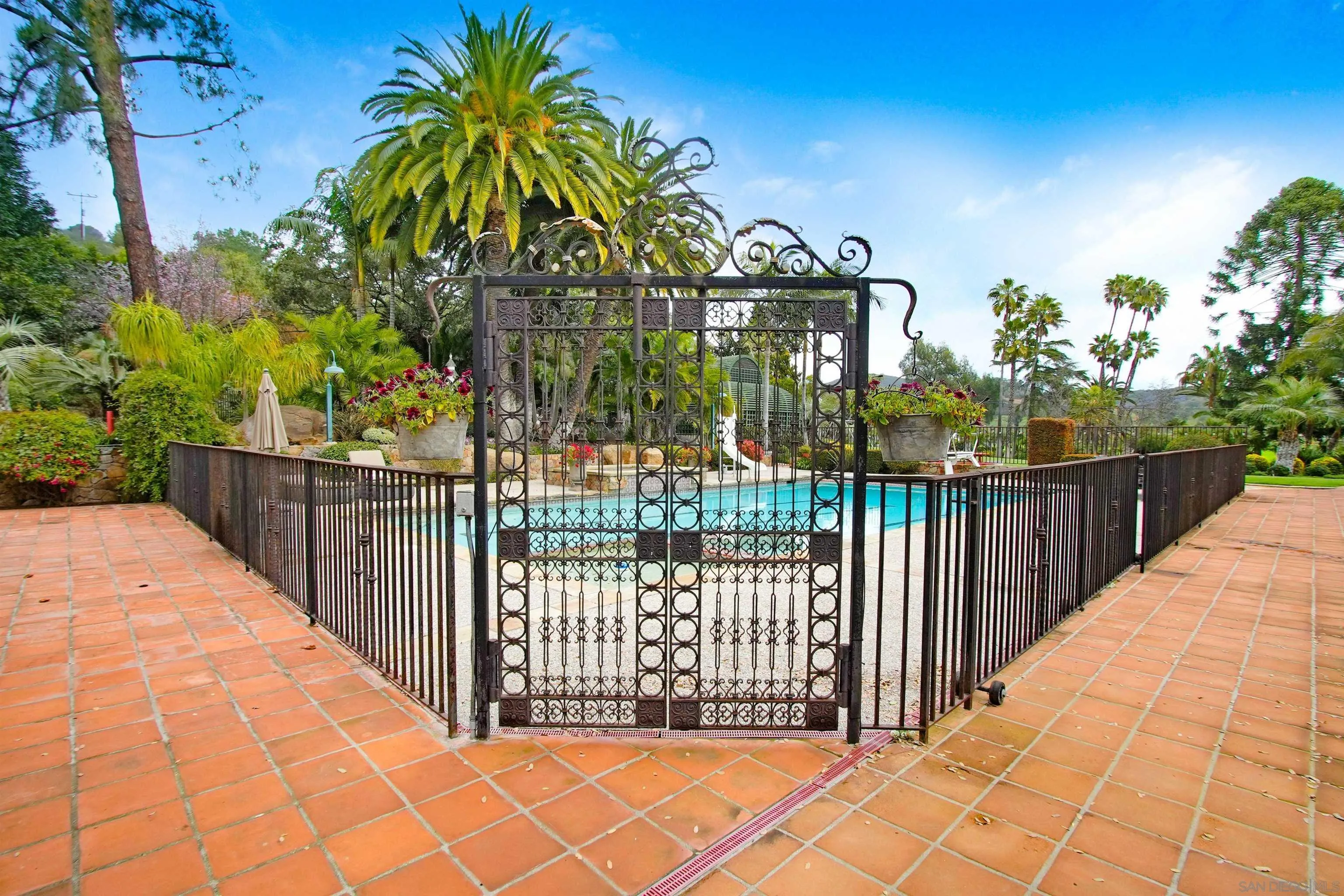 16757 Old Guejito Grade Road Escondido, CA 92027 - Photo 11 of 49 a view of a wrought iron fences in front of house