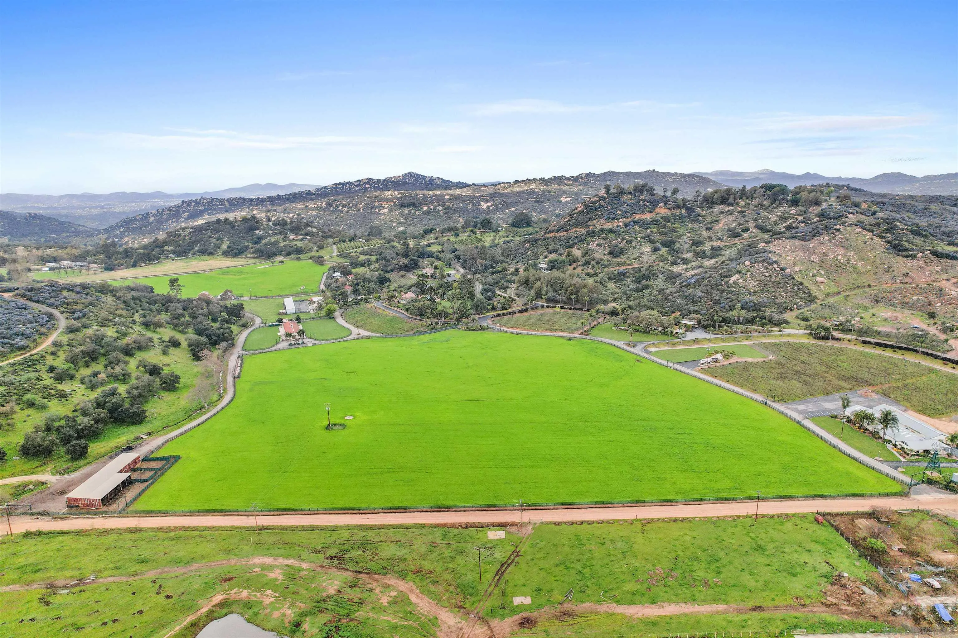 16757 Old Guejito Grade Road Escondido, CA 92027 - Photo 47 of 49 an aerial view of a football ground