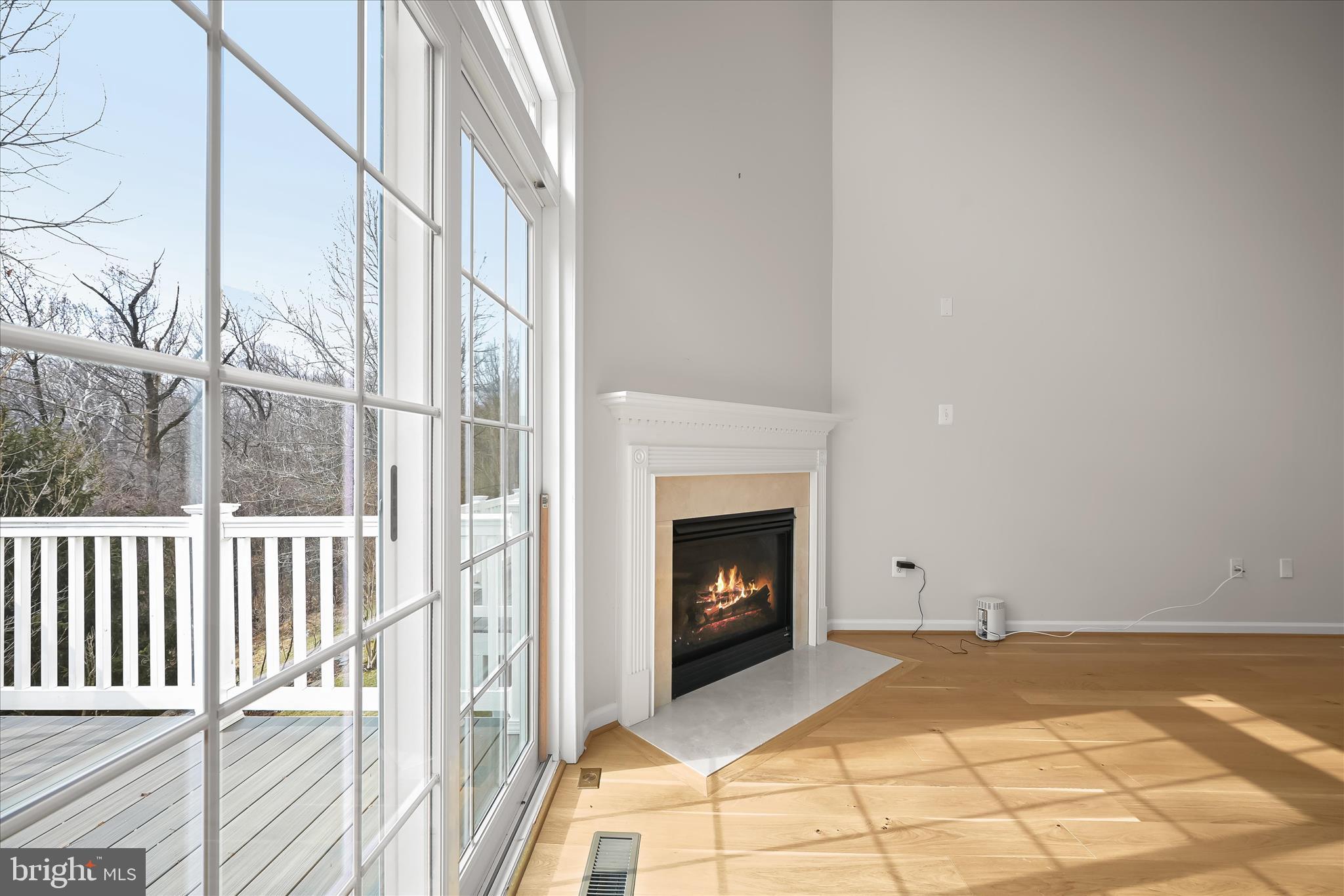 8736 Endless Ocean Way, Unit 24 Columbia, MD 21045 - Photo 16 of 61 a view of an empty room with window and fire place