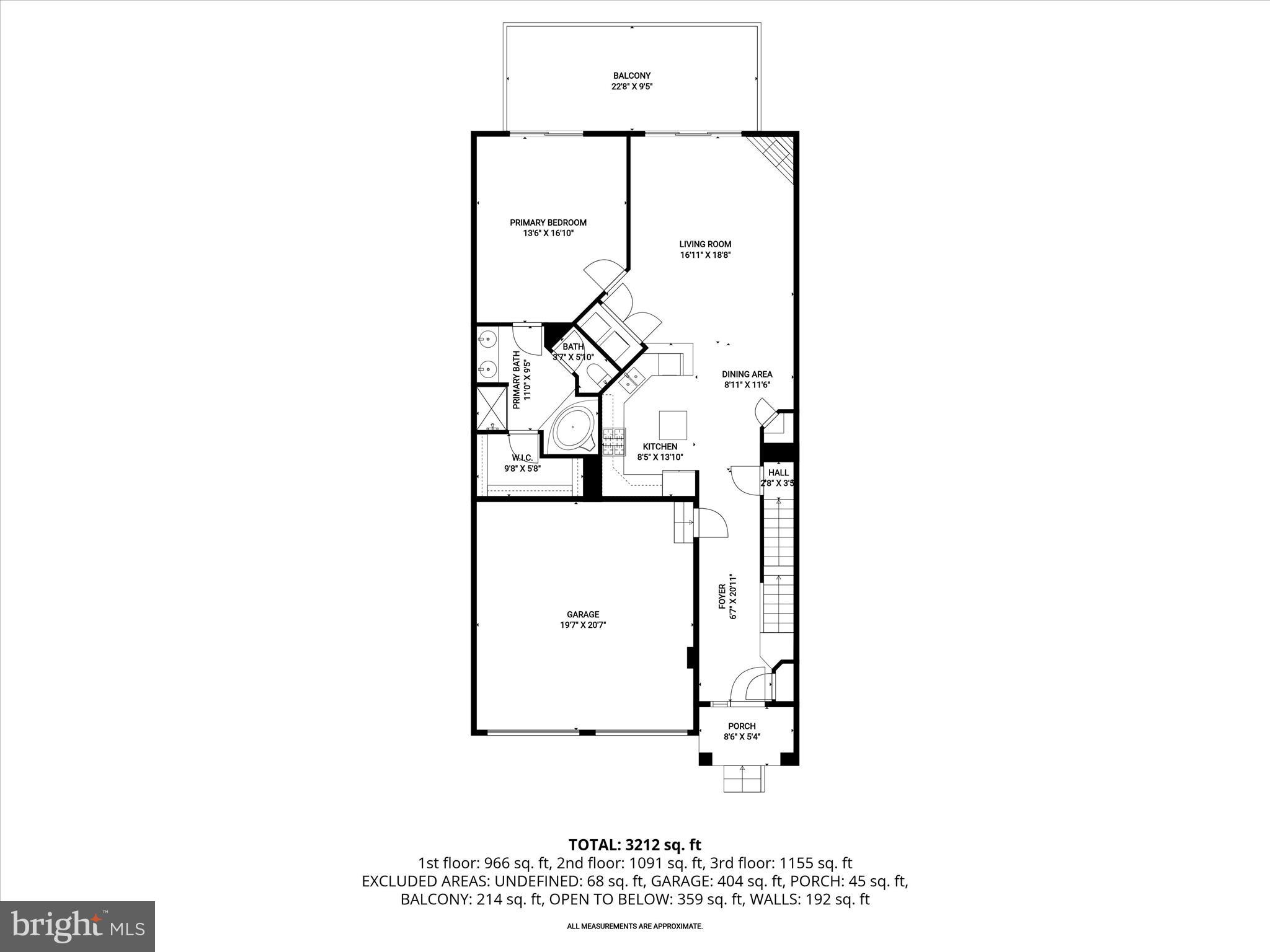 8736 Endless Ocean Way, Unit 24 Columbia, MD 21045 - Photo 59 of 61 a picture of a floor plan