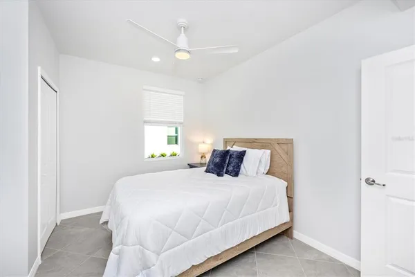 a view of a swimming pool with an outdoor seating