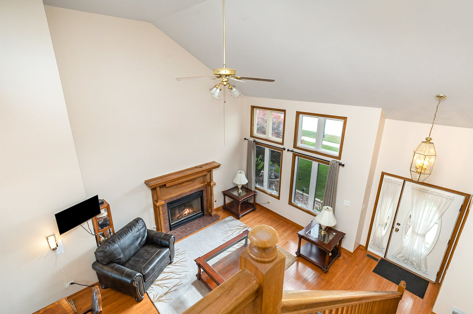 1560 Mallards Cove Beecher, IL 60401 - Photo 16 of 43 a living room with furniture and a fireplace