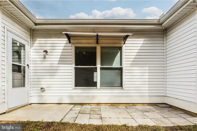 a view of a house with a window