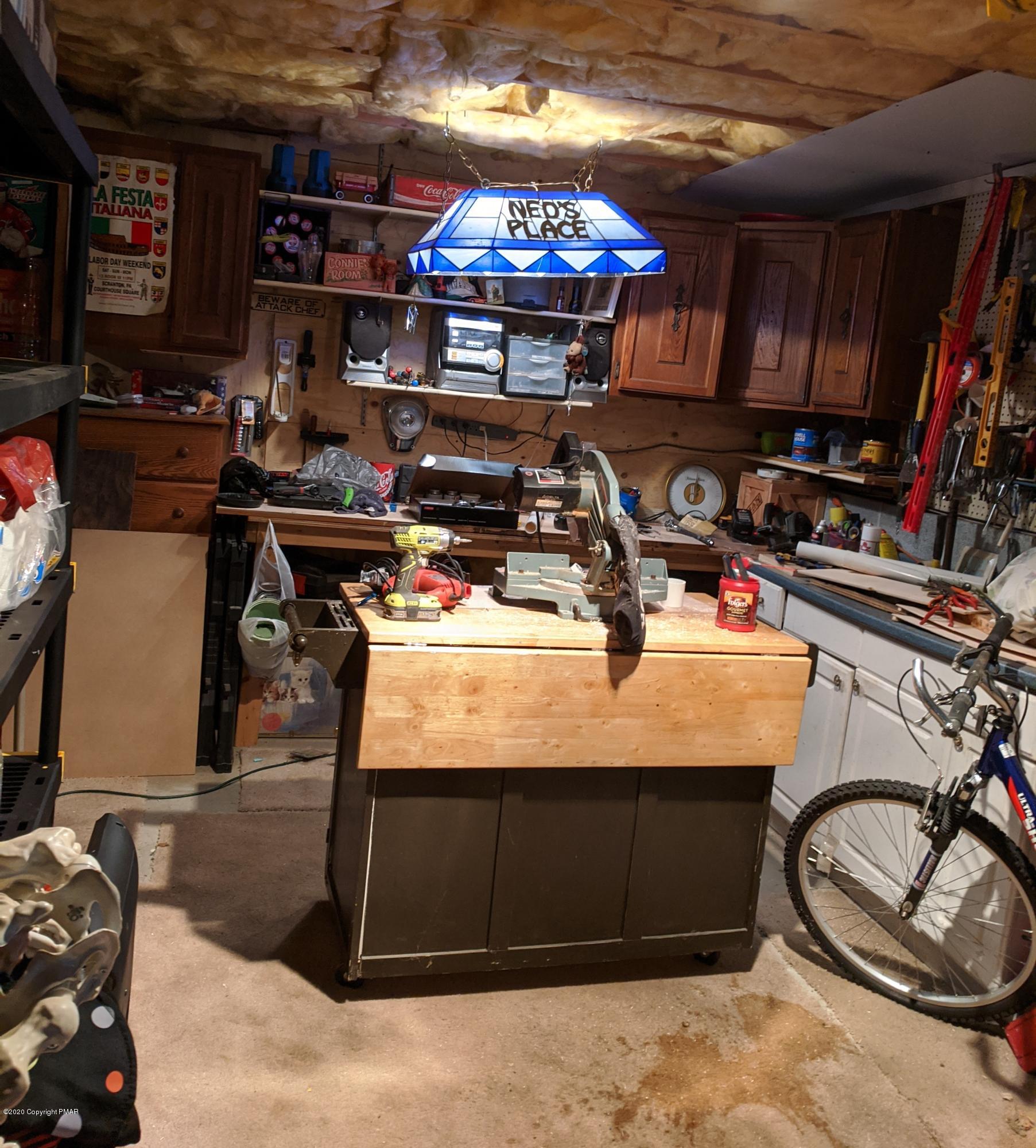 1610 Cotswald Road Tobyhanna, PA 18466 - Photo 29 of 32 GARAGE WORKSHOP AREA