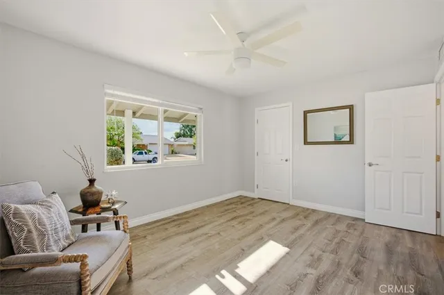 a view of livingroom with furniture and window