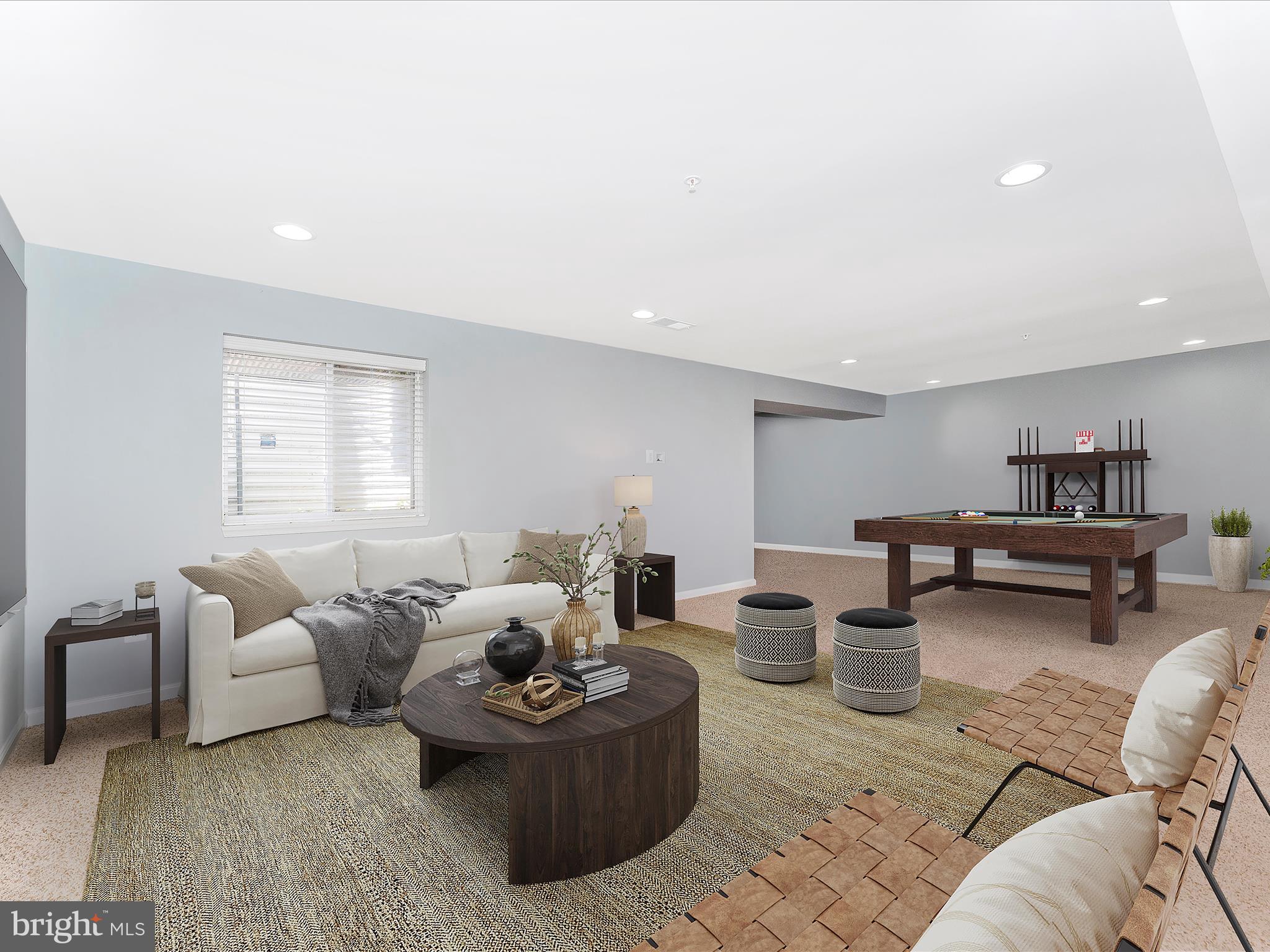 2108 Artillery Road Frederick, MD 21702 - Photo 39 of 61 Lower Level Rec Room Virtually Staged