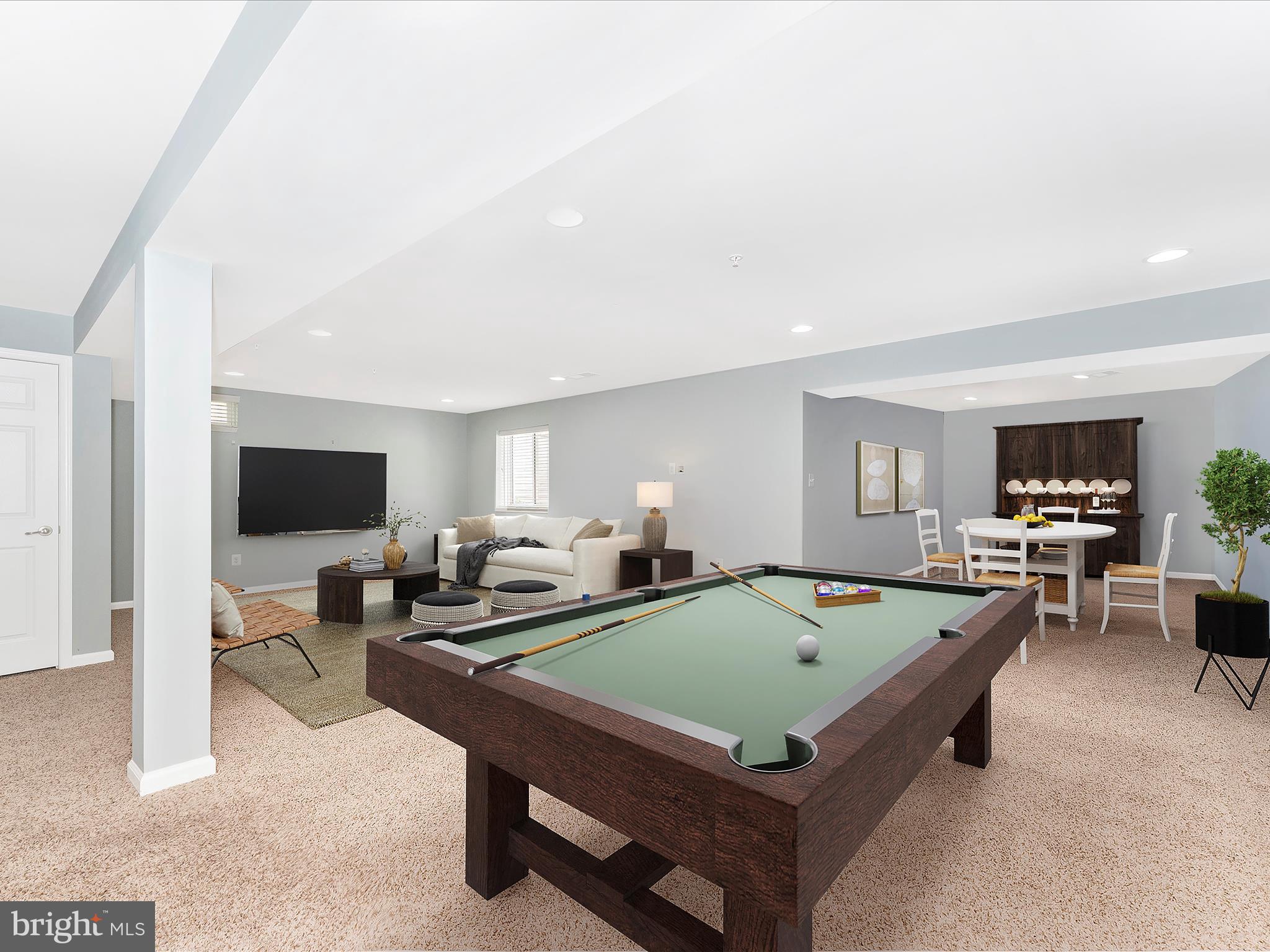 2108 Artillery Road Frederick, MD 21702 - Photo 41 of 61 Lower Level Rec Room Virtually Staged
