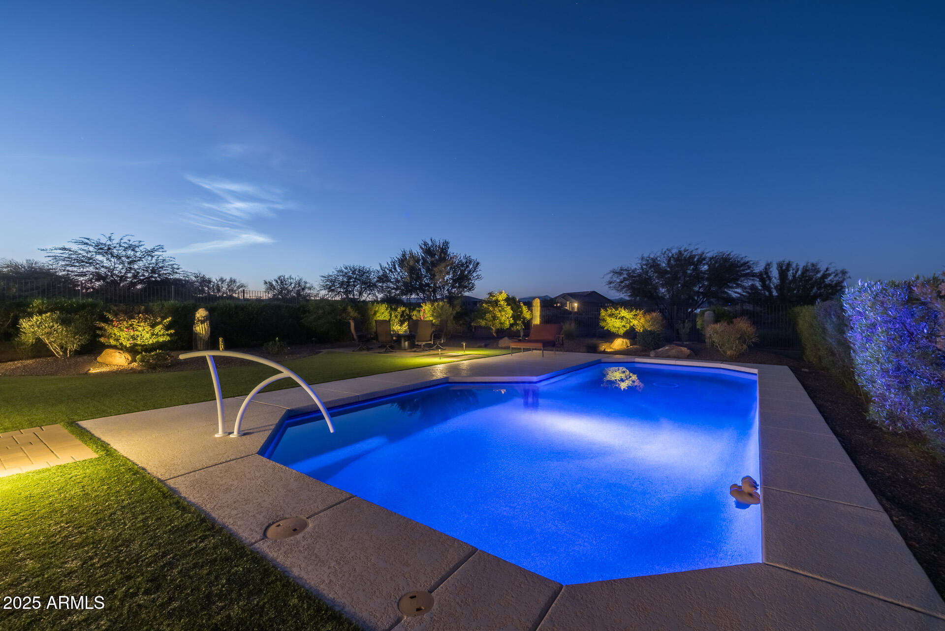 17436 East Fort Verde Road Rio Verde, AZ 85263 - Photo 29 of 37 7) BACKYARD TWILIGHT