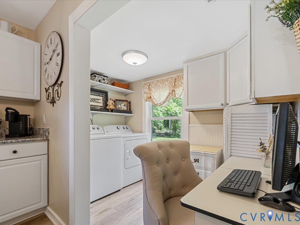 4 Memory Lane Cumberland, VA 23040 - Photo 14 of 37 a kitchen with stainless steel appliances kitchen island granite countertop a refrigerator and a stove top oven