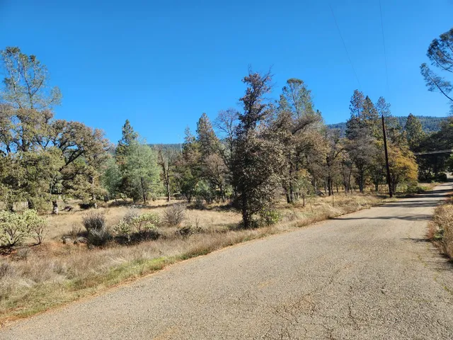 a view of a snow on the side of the road