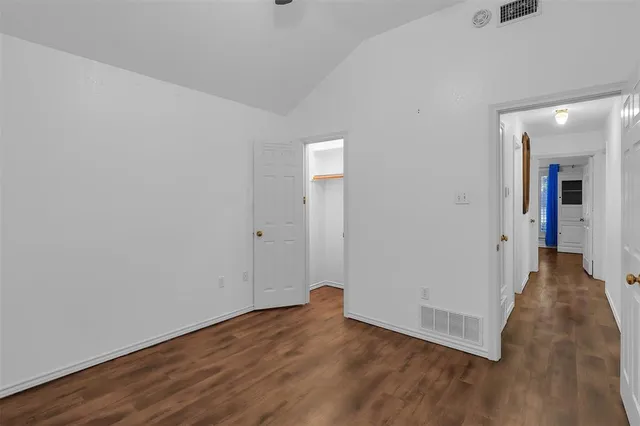 a view of an empty room