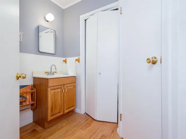 a room with storage and utility