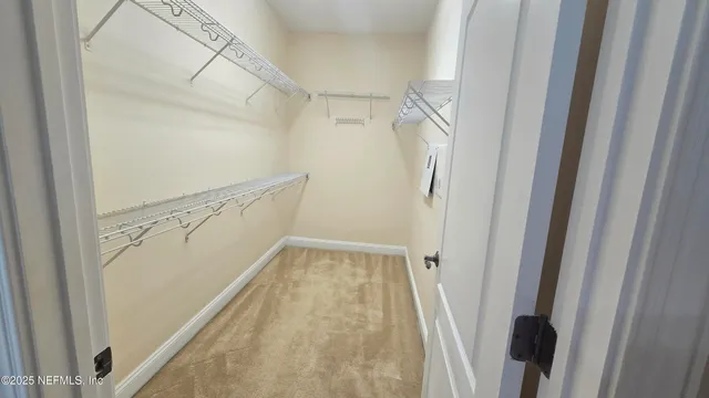 a view of walk in closet