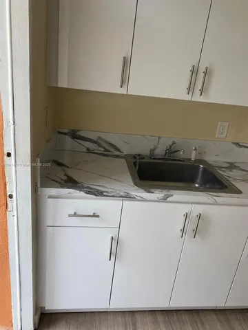 a close view of utility and stove