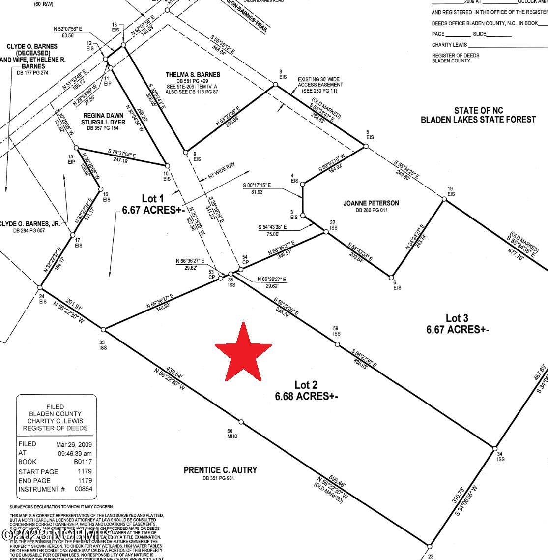 0 Barnes Loop Road Elizabethtown, NC 28337 - Photo 5 of 5 dunaway survey