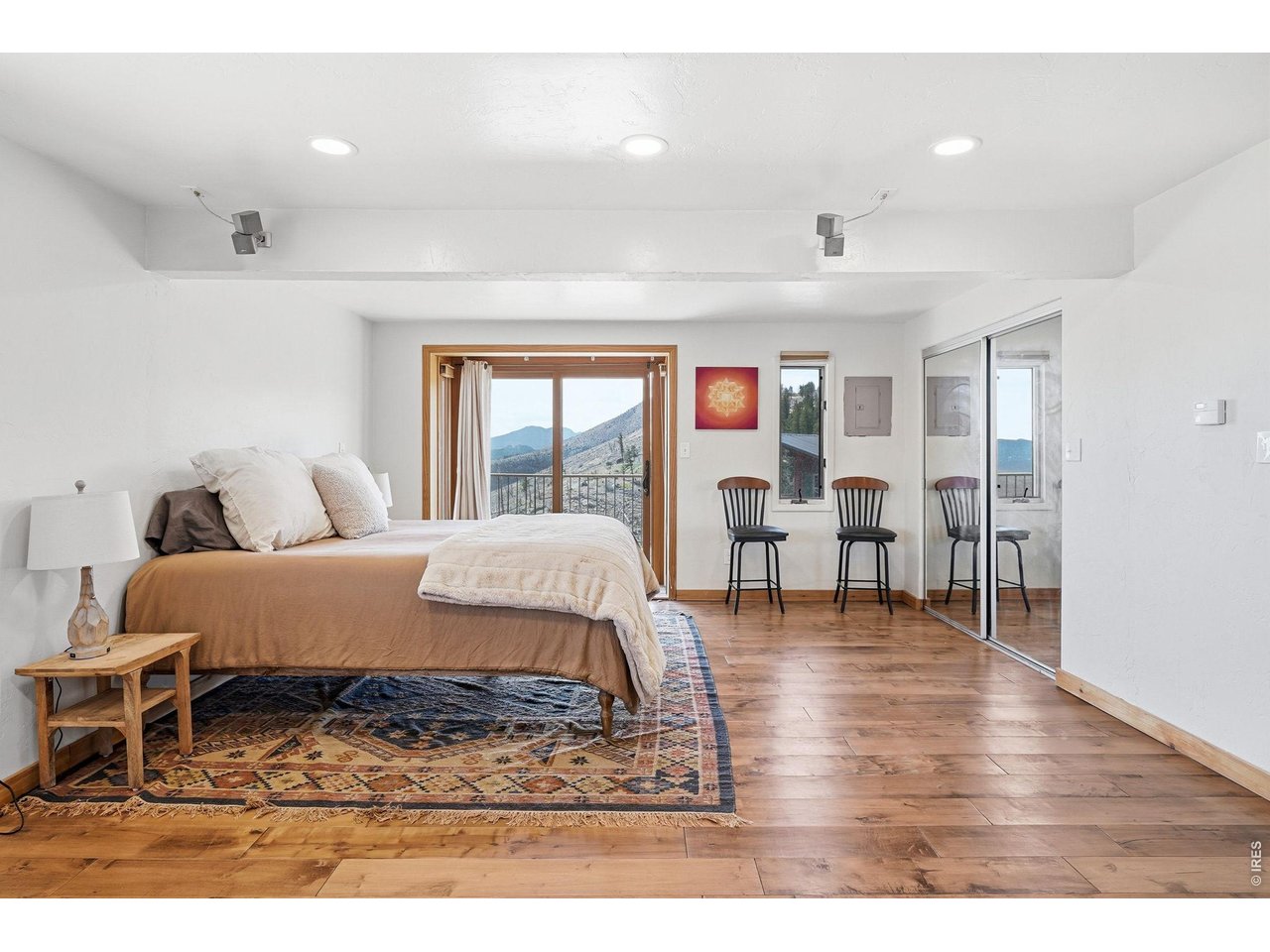 393 Dixon Road Boulder, CO 80302 - Photo 29 of 50 Lower level Bedroom #4 - walk out to hot tub