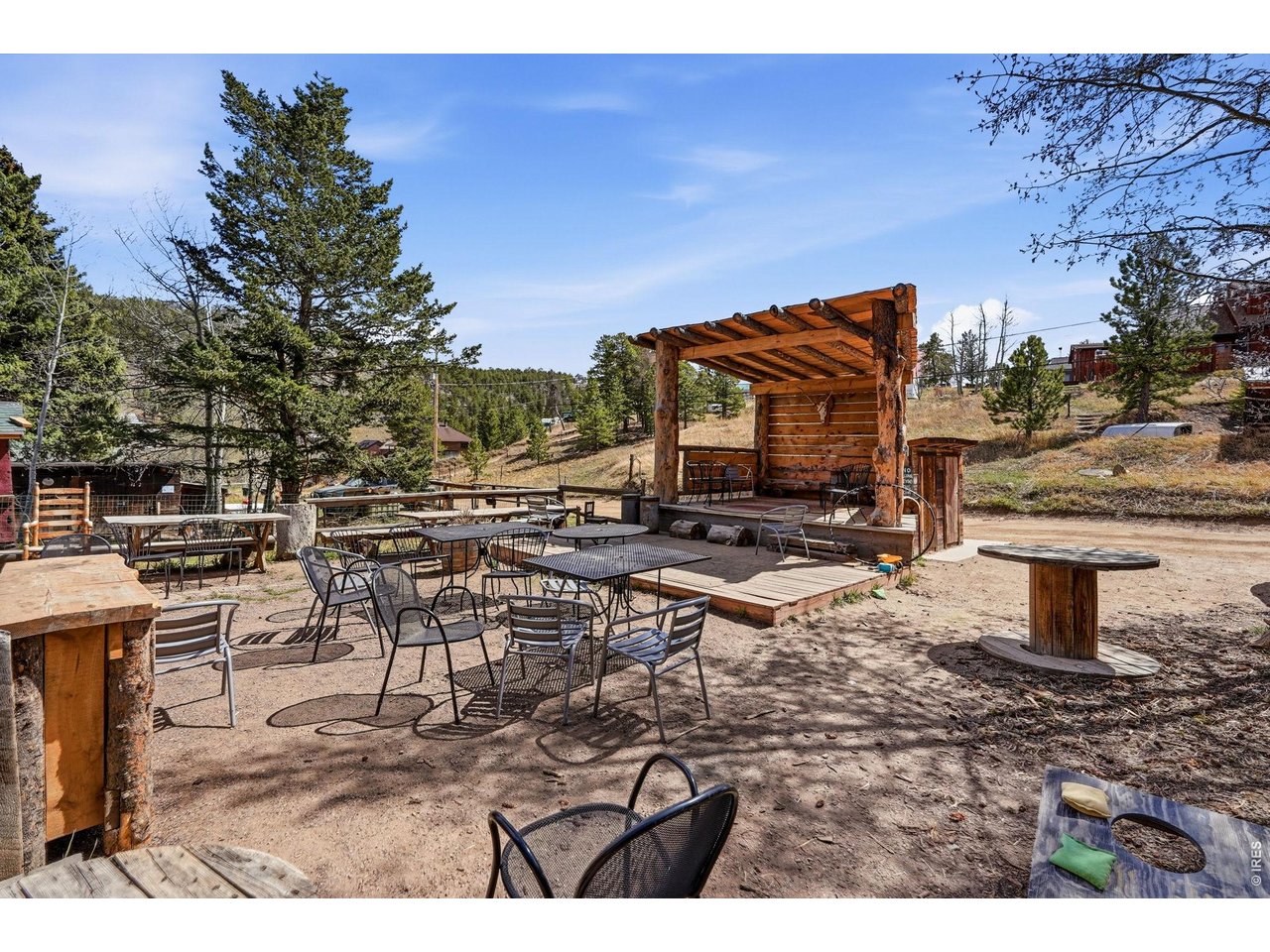 393 Dixon Road Boulder, CO 80302 - Photo 47 of 50 Rear patio for gatherings at Gold Hill Store