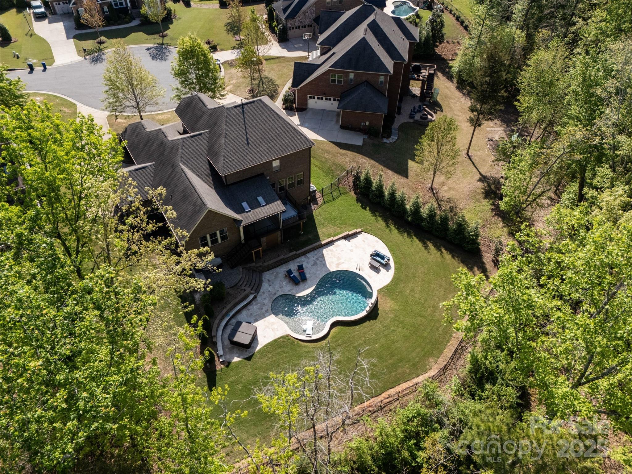 712 Chase Court Fort Mill, SC 29708 - Photo 48 of 48 an aerial view of a house with yard swimming pool and outdoor seating